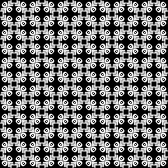 Black seamless abstract pattern. Overlay for background and backdrop. Ornamental design. PNG graphic illustration with transparent background.