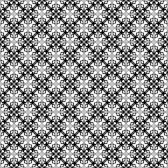 Black seamless abstract pattern. Overlay for background and backdrop. Ornamental design. PNG graphic illustration with transparent background.