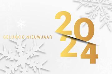 2024 - gelukkig nieuwjaar 2024