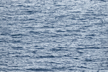 View of sea waves from a high angle