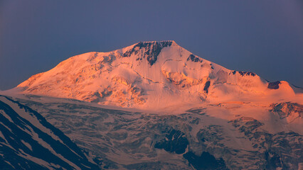 Sunrise in the mountain Maili, North Ossetia