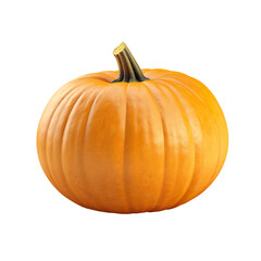 Obraz premium Whole pumpkin vegetable isolated on white background