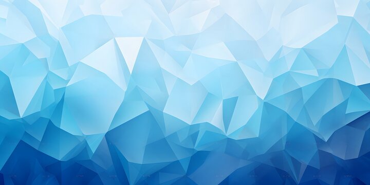Geometric blue ice texture background.
