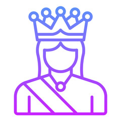 Obraz premium Queen Icon