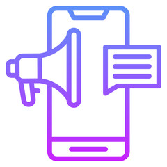 Mobile Marketing Icon