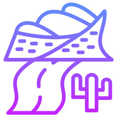 Desert Road Icon