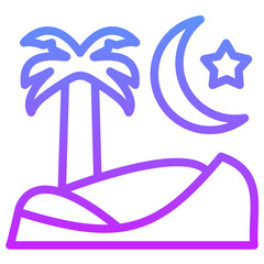 Desert Night Icon