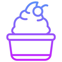 Ice Cream Cup Icon