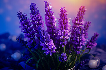 Fototapeta premium Bouquet of lavender flowers.
