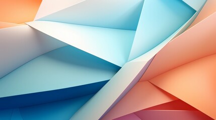 Abstract wallpaper with colorful triangles