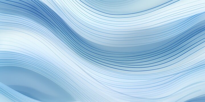 Snow wave winter texture background for copy space text. Blue ocean flowing lines illustration. Abstract wavy backdrop for new year party and holiday season celebration. Digitally painted details. .
