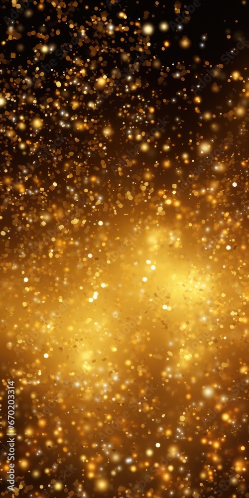 Poster A vibrant gold background with numerous stars shining brightly. This image can be used to add a touch of elegance and sparkle to various design projects.
