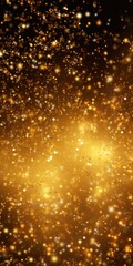 A vibrant gold background with numerous stars shining brightly. This image can be used to add a touch of elegance and sparkle to various design projects.