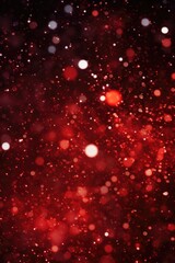 A close-up view of red and white snow flakes. This image can be used to add a festive touch to winter-themed designs