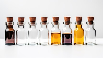 Natural cosmetics for face and body skin care on a light background. Facial care, cosmetology, beauty and spa concept