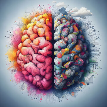 HUMAN BRAIN VS AI BRAIN
