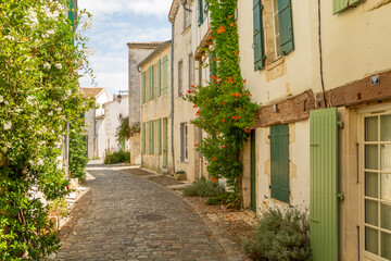 A sunny alley in St Martin de Re