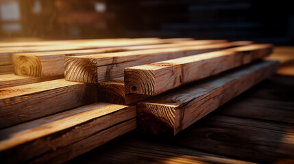 Cords of wood stacked against a wooden wall.