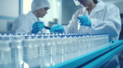 Fototapeta premium Scientists work in the laboratory