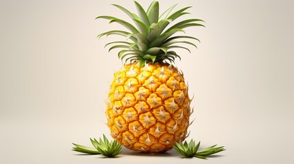 pineapple in a vase