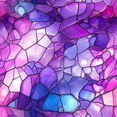 abstract background with blue and pink flowers