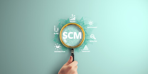 Supply Chain Management (SCM) drives business success through innovative technology. Magnifier...