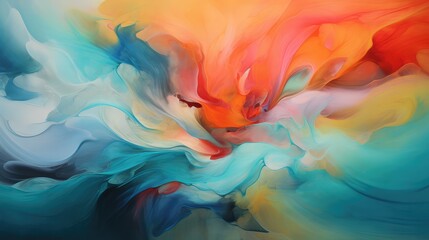 Fototapeta na wymiar abstract colorful background - generative ai