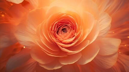 A stunning close-up of Radiant Ranunculus petals in full ultra HD, High resolution