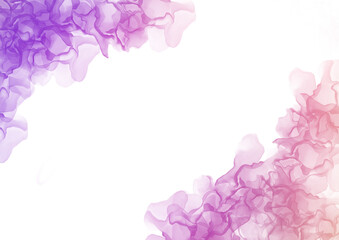 pink background with flowers transparent background, clip art