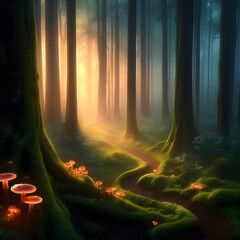 magic forest in the forest