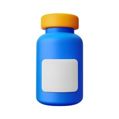 Fototapeta premium bottle isolated on white