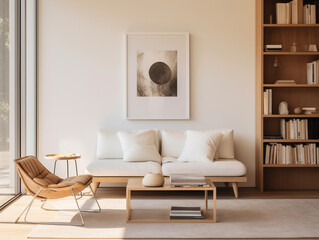 A Photo of a Minimalist’s Living Space With One Magazine Out of Place