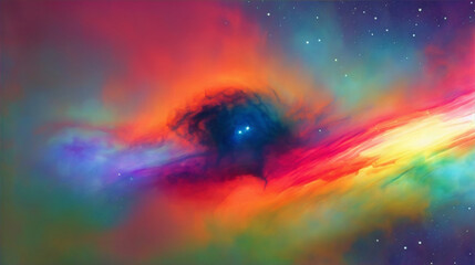 colorful abstract background with stars