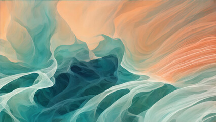 summer abstract wavy background