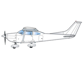 Viersitziges Sporflugzeug