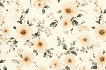 Fototapeta na wymiar flowers background, wallpaper - generative ai