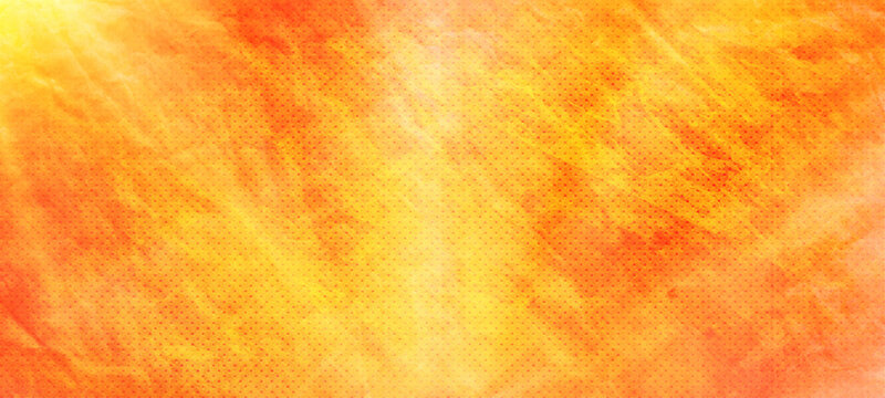 Orange widescreen  background with copy space for text or images