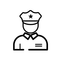 policeman - vector icon
