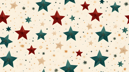 Seamless pattern of Christmas wrapping paper texture
