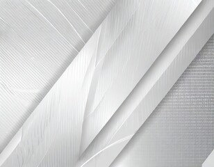  White abstract background paper shine and layer element vector for presentation design. Generative AI.