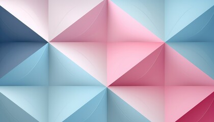 Abstract Geometric Pastel Rhombus Shape Pattern