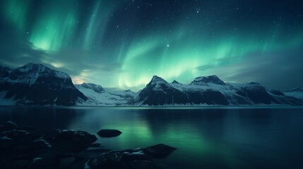 An 8K photograph capturing the awe-inspiring beauty of the Blossom of Borealis, set against a...