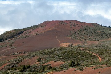 The Montana limon at Teide volcano Tenerife