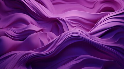 An abstract, Velvet Violet-dominated art installation that defies conventional shapes and forms.