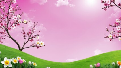 Spring themed background/wallpaper