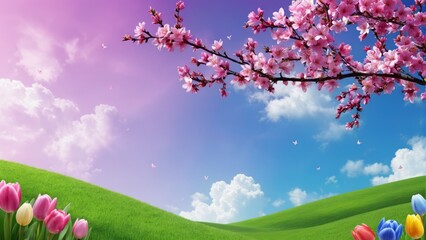 Spring themed background/wallpaper