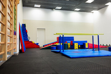 Vibrant Indoor Play Area: A Hub for Kids' Physical Development and Fun.
