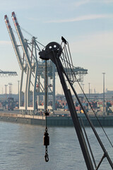 cranes in port