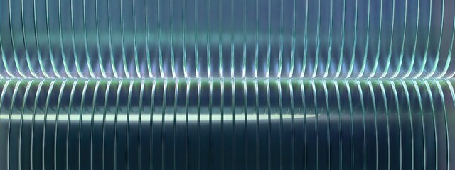 Overlapping lenses Fresh and beautiful Crystal clear glass Elegant and modern 3D Rendering abstract background