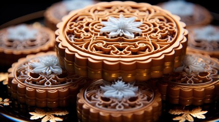 Chinese mooncake UHD wallpaper